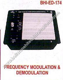 Frequency Modulation Demodulation1 - 200x150x50 mm, Black, LCD Screen | Signal Processing, FM Demodulation, Real-Time Display