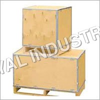 Cream Plywood For Nail Less Packaging Box