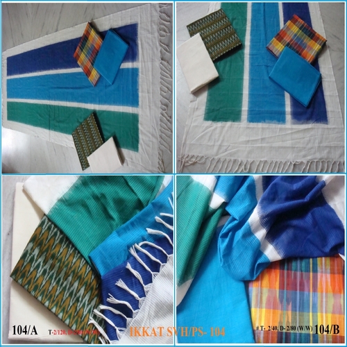 Ikkat Salwar Suit Cotton Dress Material