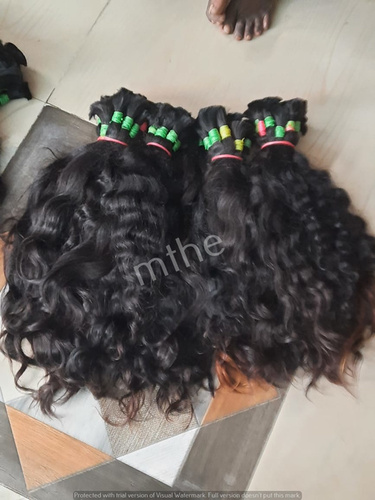 GOOD QUALITY INDIAN HUMAN HAIR WAVY EXTENSIONS