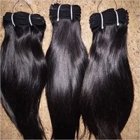 Machine Weft Straight Hair Extensions - Color: Natural Brown