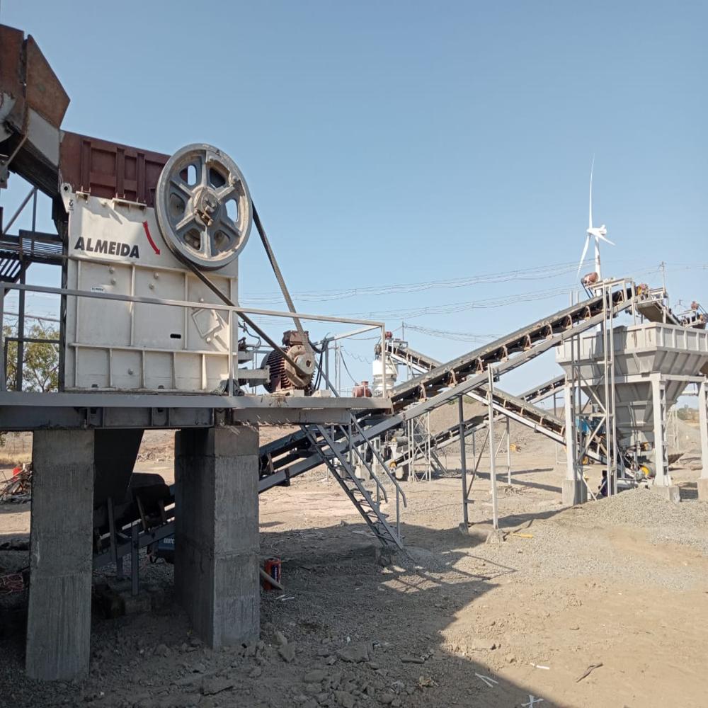 Erection Of Crusher Plants On Turnkey Basis - Color: Blue
