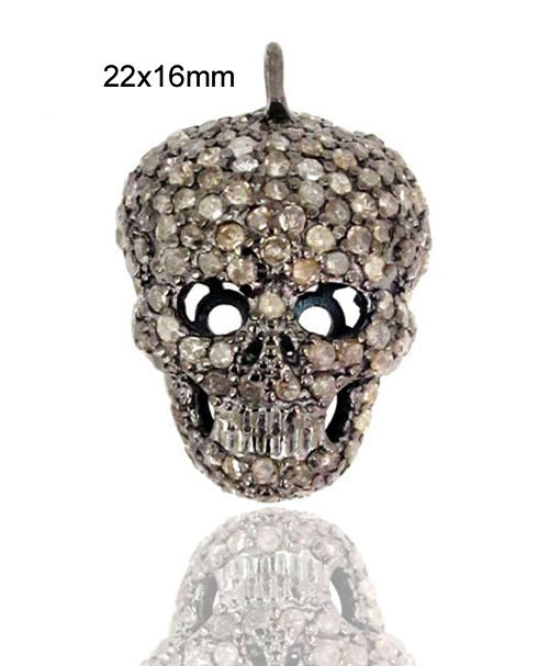 Diamond Pave Silver Finding