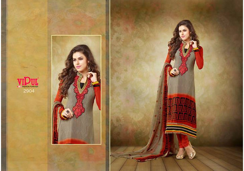 Semi stitched ladies salwar ssuit