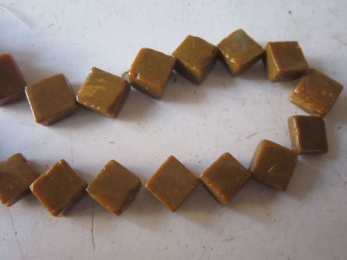 Natural Brown Opal Plain Box Coin Beads