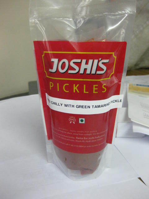 Red Chilli with Green Tamarind Pickle