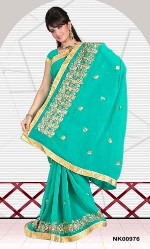 Embroidery fancy Saree