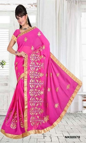 Embroidery fancy Saree