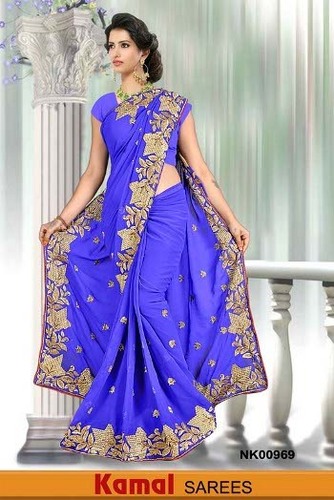 Embroidery fancy Saree