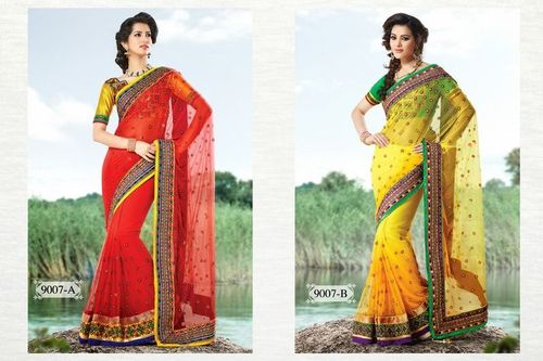 indian chiffon sarees