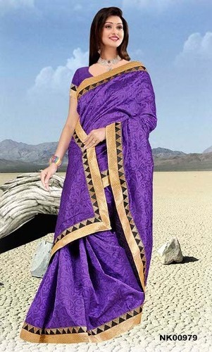 Violet Fancy Saree