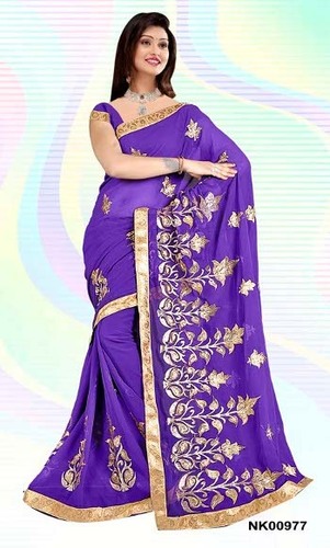 Embroidery fancy Saree