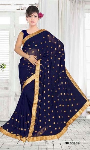 Embroidery fancy Saree
