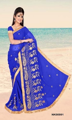 Embroidery fancy Saree