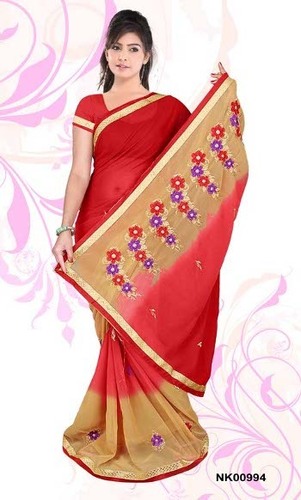 Embroidery fancy Saree