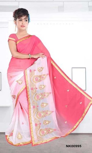 Embroidery fancy Saree