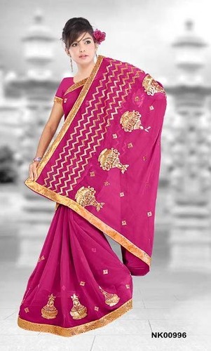 Embroidery fancy Saree