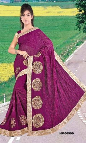 Embroidery fancy Saree