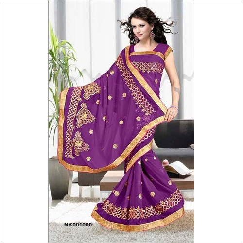 Embroidery fancy Saree