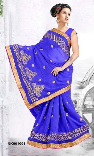 Embroidery fancy Saree