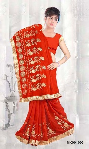 Embroidery fancy Saree