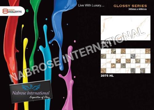 High Resolution Wall Tiles - Ceramic, Multiple Sizes, Multicolor | Smooth Texture, Stain Resistant, Glossy Finish, Durable
