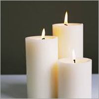 White Pillar Candles