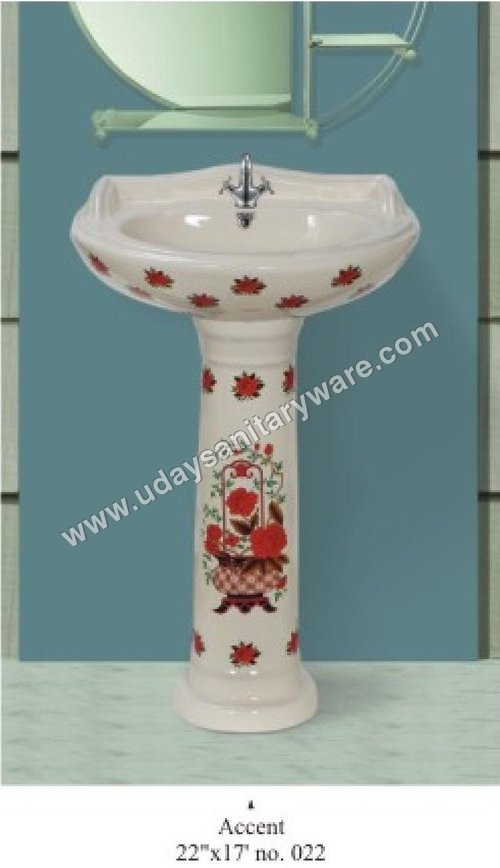 Printed wash basins