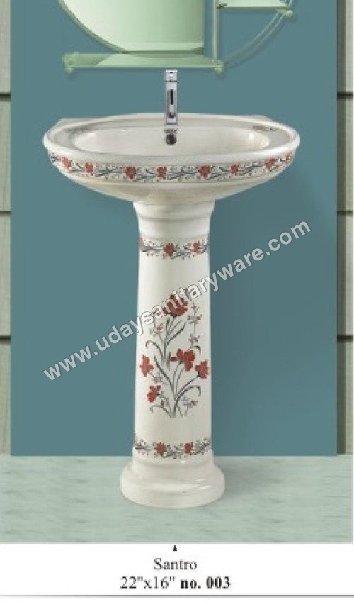 Bathroom Printed Wash Basin