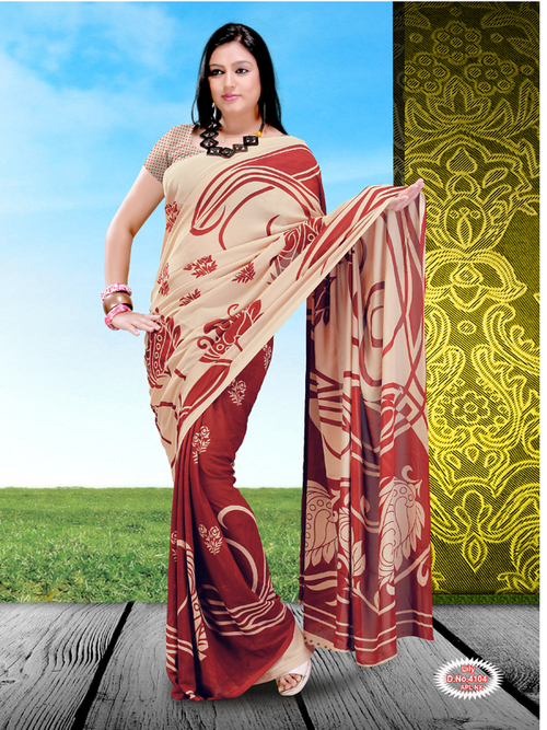 Georgette Printed Sarees