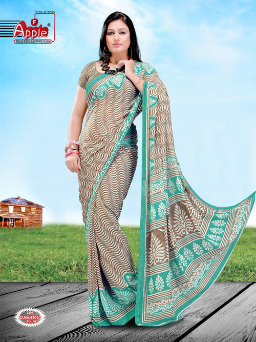 Georgette Printed Sarees