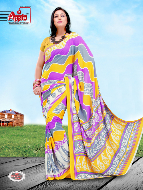 Georgette Polyester Sarees
