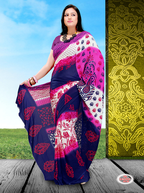 Designer Printed Saree