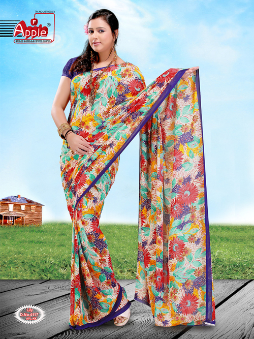 Designer Printed Saree