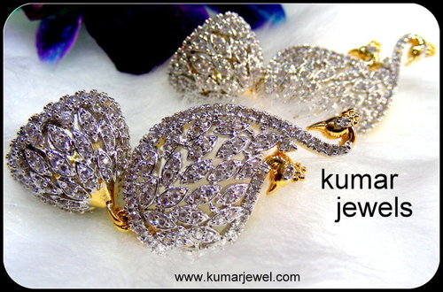 Designer Peacock Earring.