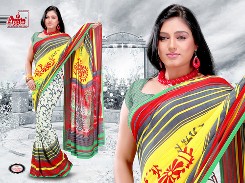 Designer Printed Saree