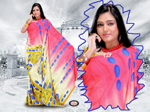 Designer Printed Saree