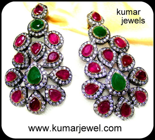 Antique Stone Earring.