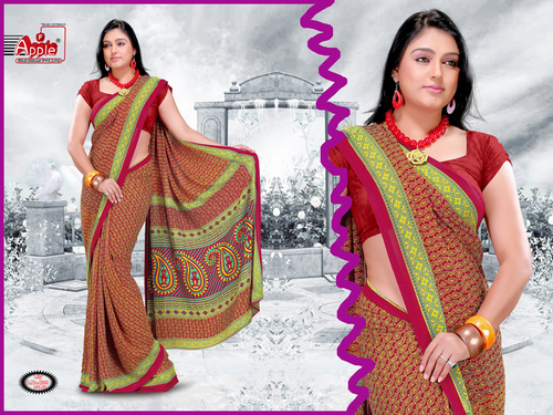 Designer Printed Saree