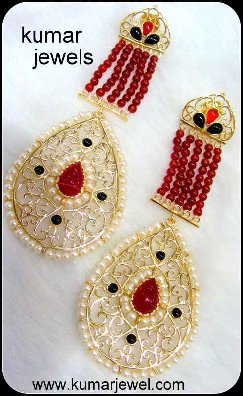 Traditional Mughal Earring.