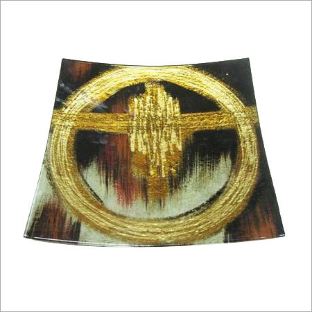 Glass Snack Plate