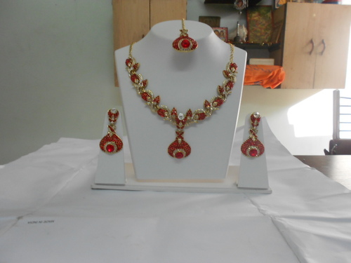 Red Stone Imitation Jewelry