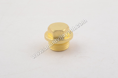 Forging Stop Plug - Brass, 10-20mm Diameter, Polished Finish, NPT Thread Type, 0-100Â°C Temperature Range | Prevents Molten Metal Leakage in Forging Operations