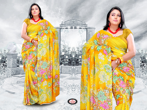 Designer Printed Saree