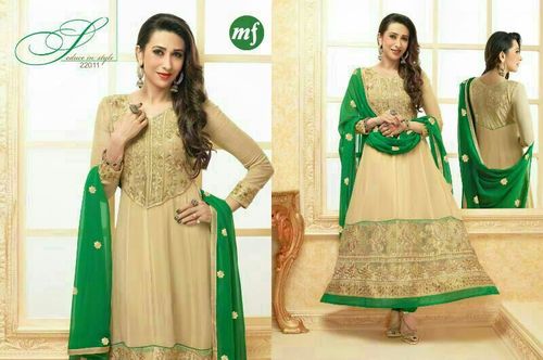 Synthetic anarkali suits (Karishma)