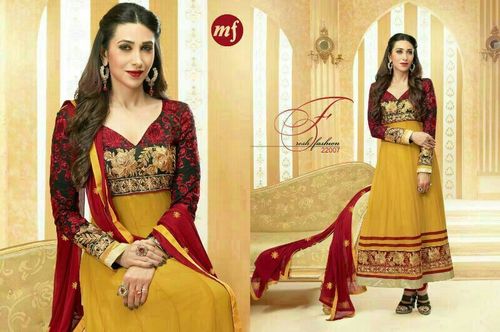 Synthetic anarkali suits (Karishma)