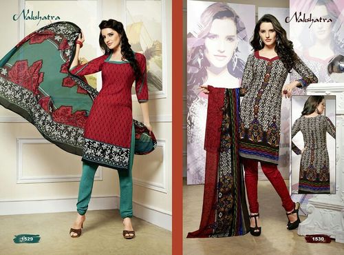 Synthetic printed suits (Nakshatra)