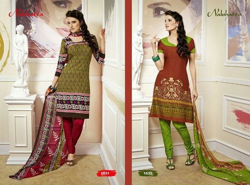 Synthetic printed suits (Nakshatra)