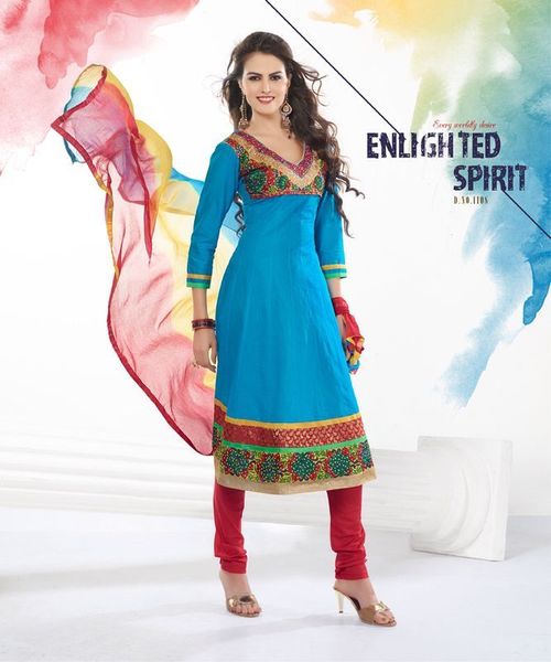 Cotton anarkali (Pankhudi)