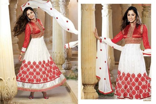 Synthetic anarkali (savera)